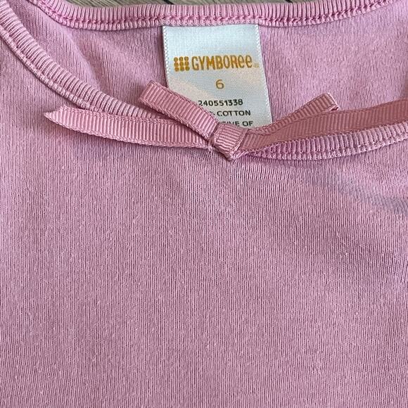 Gymboree Pink Dress Size 6 Poodle Eiffel Tower Girls Clothing Spots - Picture 4 of 7